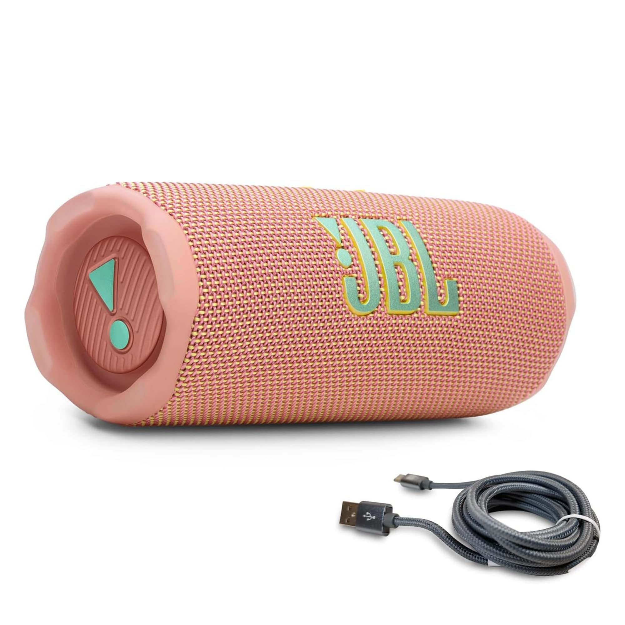 Amazon.com: JBL Flip 7 (Pink) + Bundle with USB-C Braided Cable