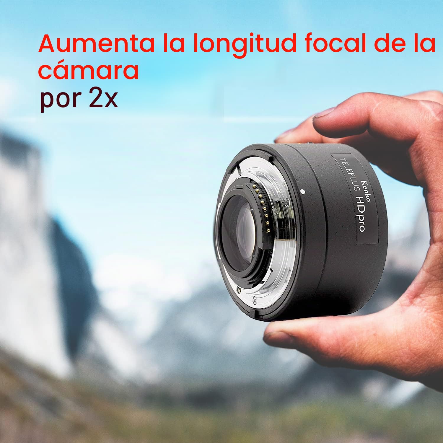Kenko HD Pro 2X DGX - Multiplicador para Objetivo, Color Negro