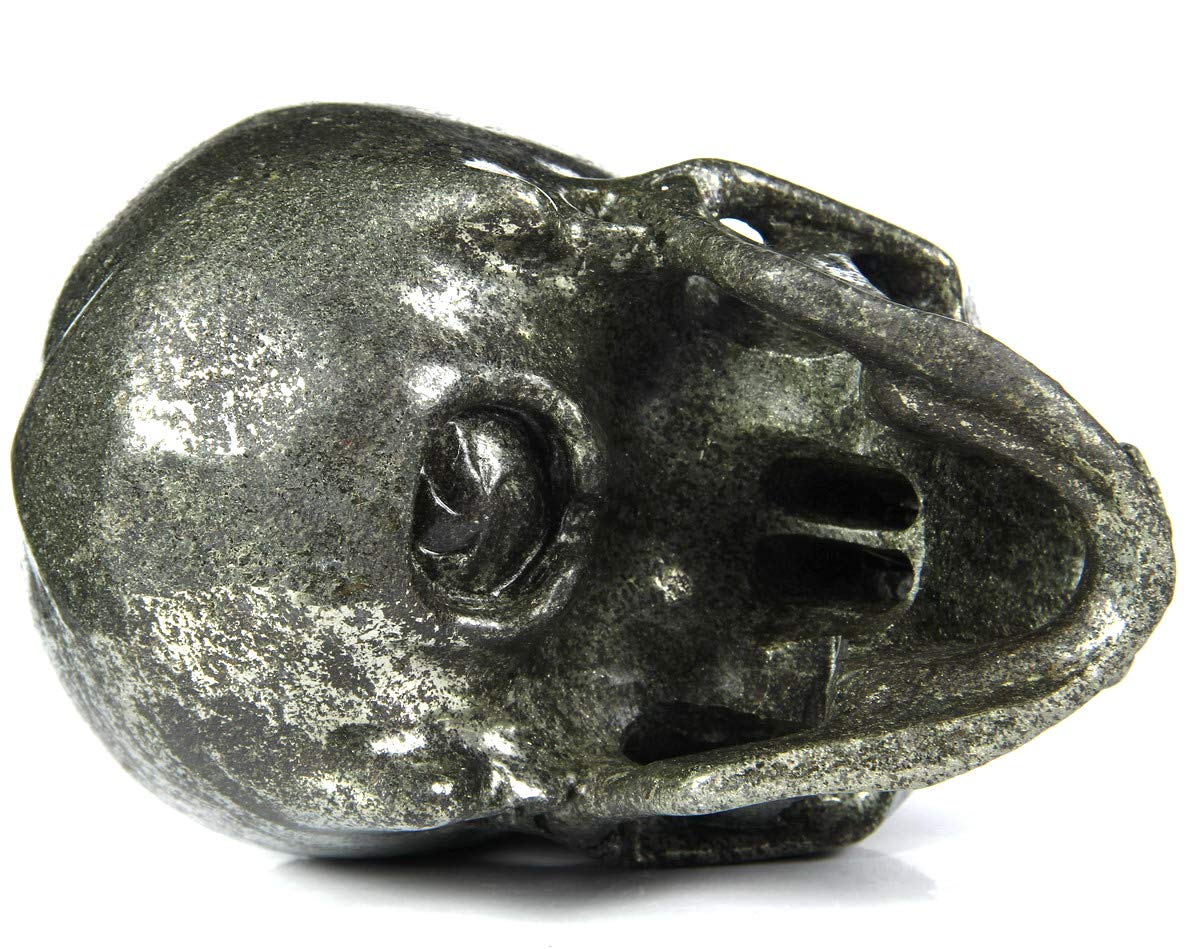 Amazon.co.jp: Skullis 4.7~7.25インチ 黄鉄鉱クリスタルスカル 超