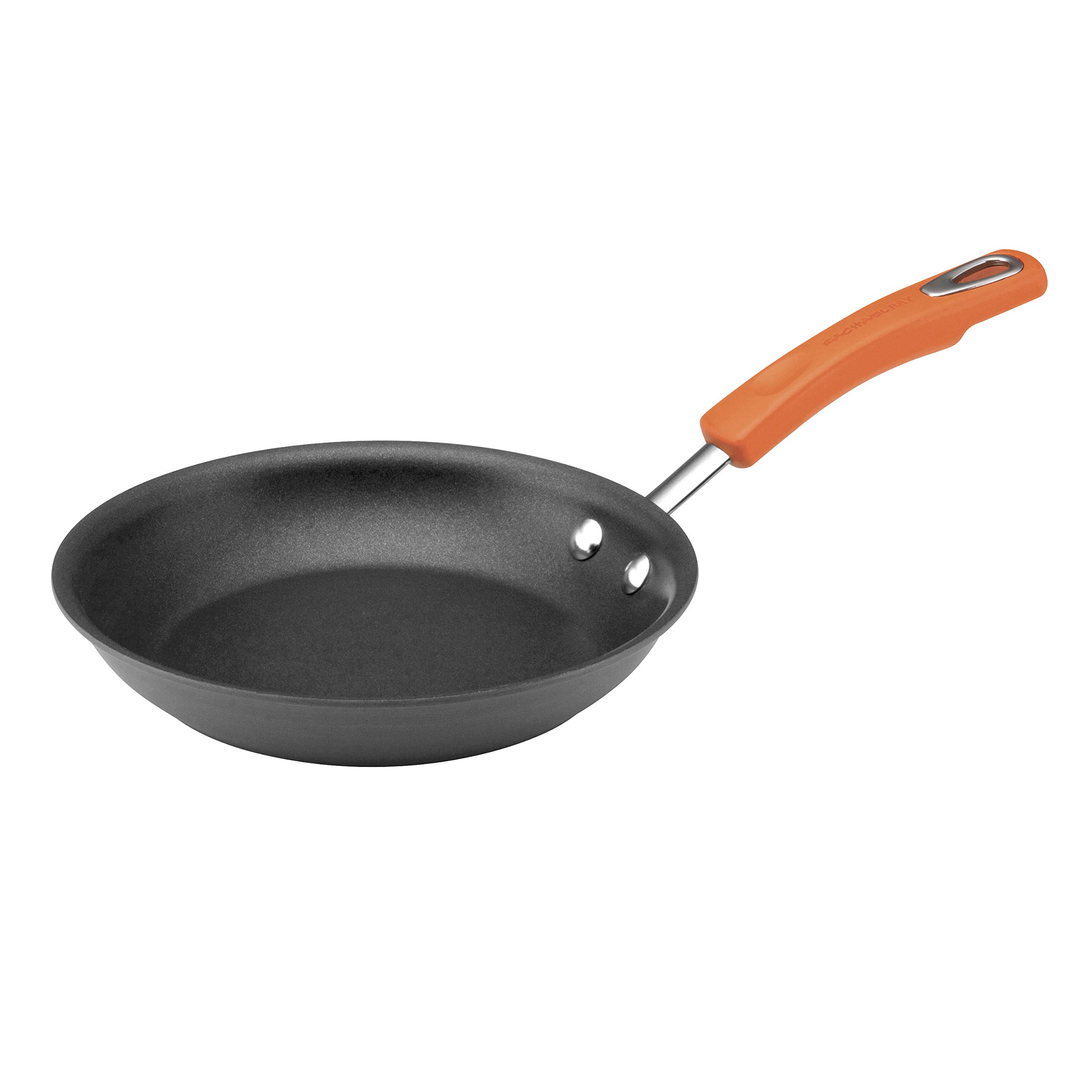Rachael Ray Brights Hard Anodized Nonstick Frying Pan Fry Pan Hard Anodized Skillet - 8 5 Inch Gray