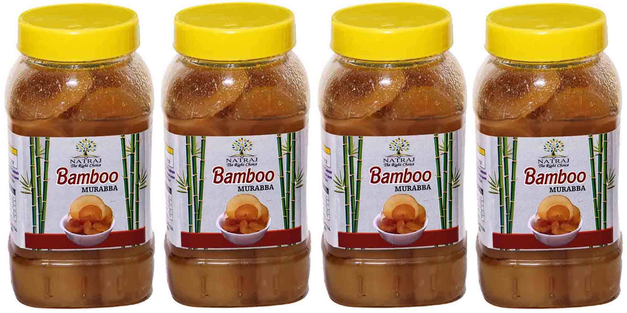 Natraj The Right Choice Bans/Bamboo Murabba Helps in Height Growth | Bans Ka Murabba Super Saver (Pack of 4) (1 kg Each)