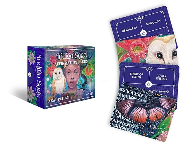 Indigo Sage: Affirmation cards (Rockpool Mini Cards)