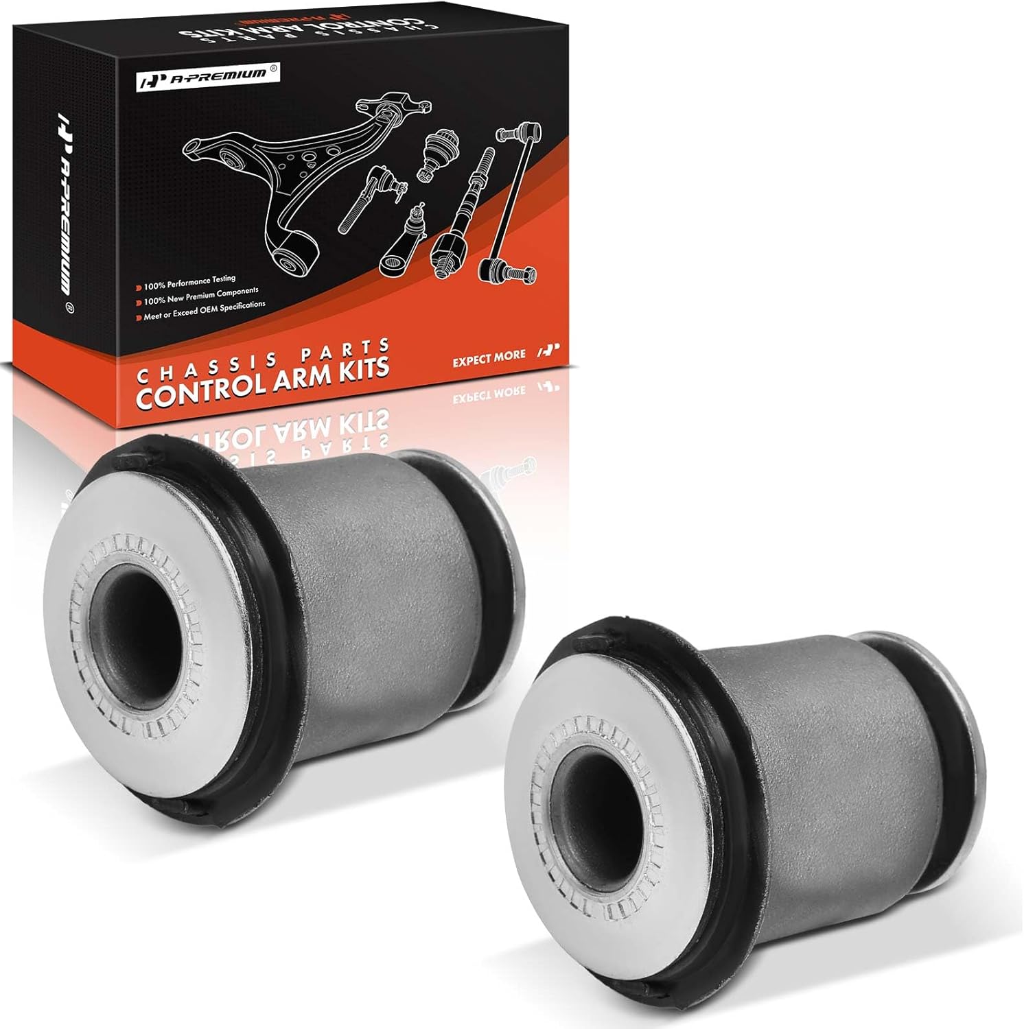 A-Premium 2 x Front Lower Control Arm Bushing Kit, Compatible with Toyota Tacoma 1995-2004, 4Runner 1996-2002