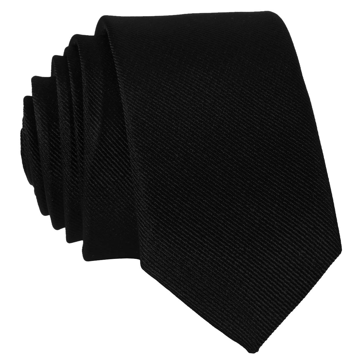 DonDon Cravate Homme Étroite 5cm Faite Main - Polyester Classique Moderne