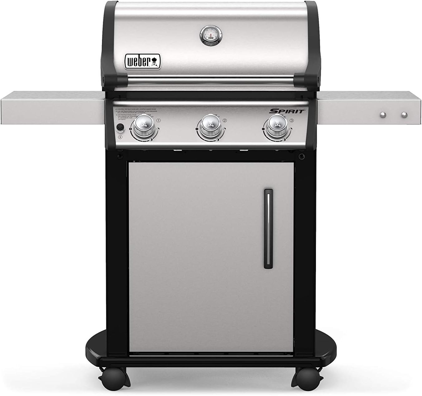Weber 46502001 Spirit S-315 LP Gas Grill, Stainless Steel : Patio, Lawn & Garden