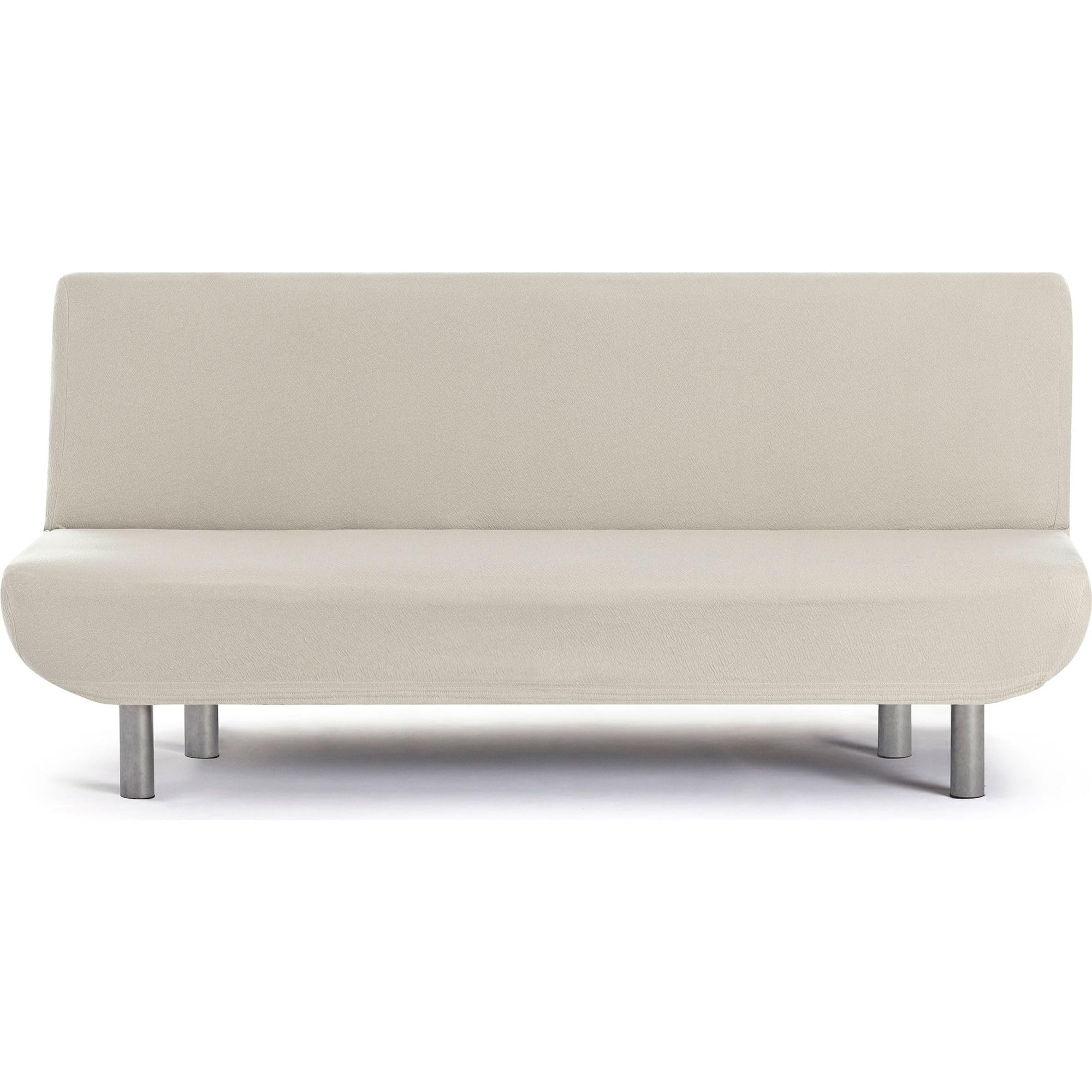 ECOMMERC3 | 3 Seater Clic-Clac Bi-Elastic Universal Sofa Cover – Ecru Sofa Cover, Easy to Put on and Remove, Anti-Wear Protection