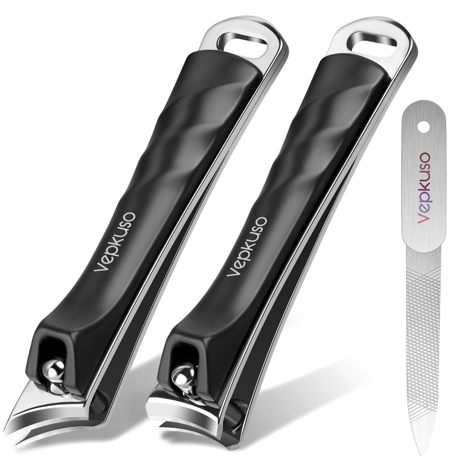 Nail Clippers Set for Men Women Professional Toenail Clippers for Thick Ingrown Nails Toenail Clippers for Seniors Ultra