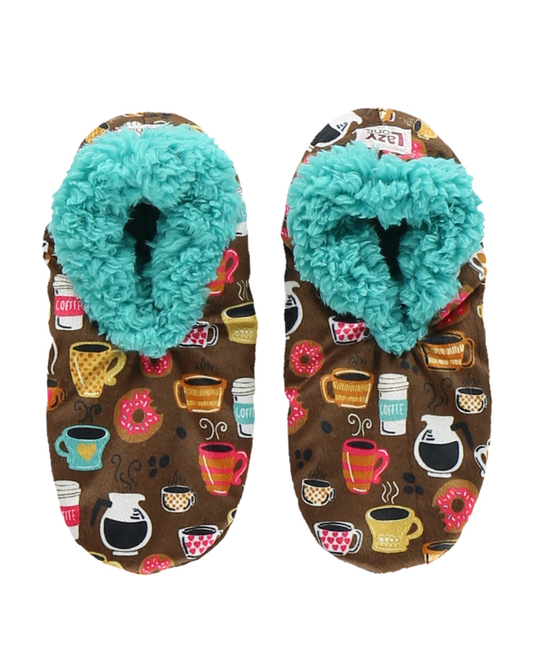 Lazy One Fuzzy Feet Slippers for Women, Cute Fleece-Lined House Slippers, Cute Slipper Socks