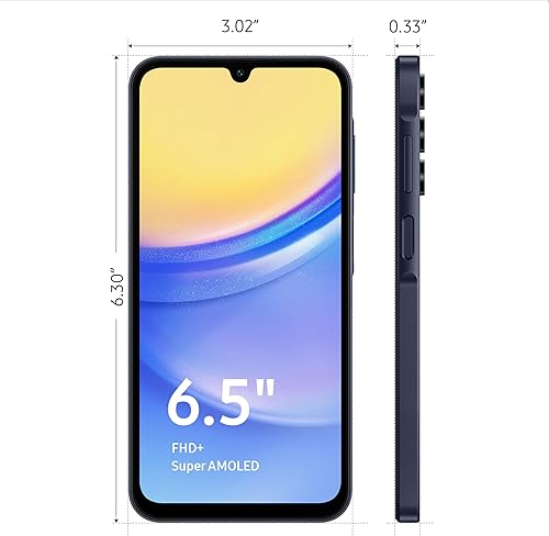 Miniatura 2 de SAMSUNG Teléfono celular Galaxy A15 5G Serie A, teléfono inteligente Android desbloqueado de 128 GB, pantalla AMOLED, almacenamiento ampliable,