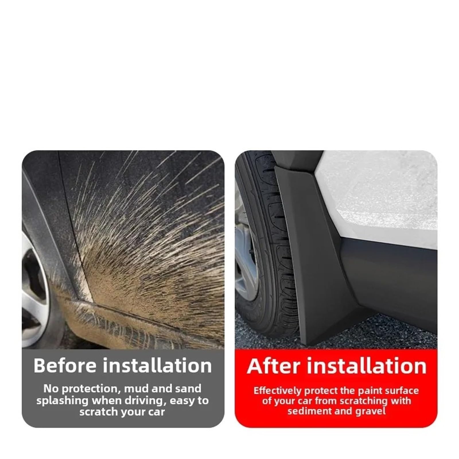 Voiture Mud Flaps pour Peugeot 3008 GT 2017 2018 2019 2020 2021 2022 2023 Garde-Boue Avant Et Arrière Bavettes Avant et Arrière