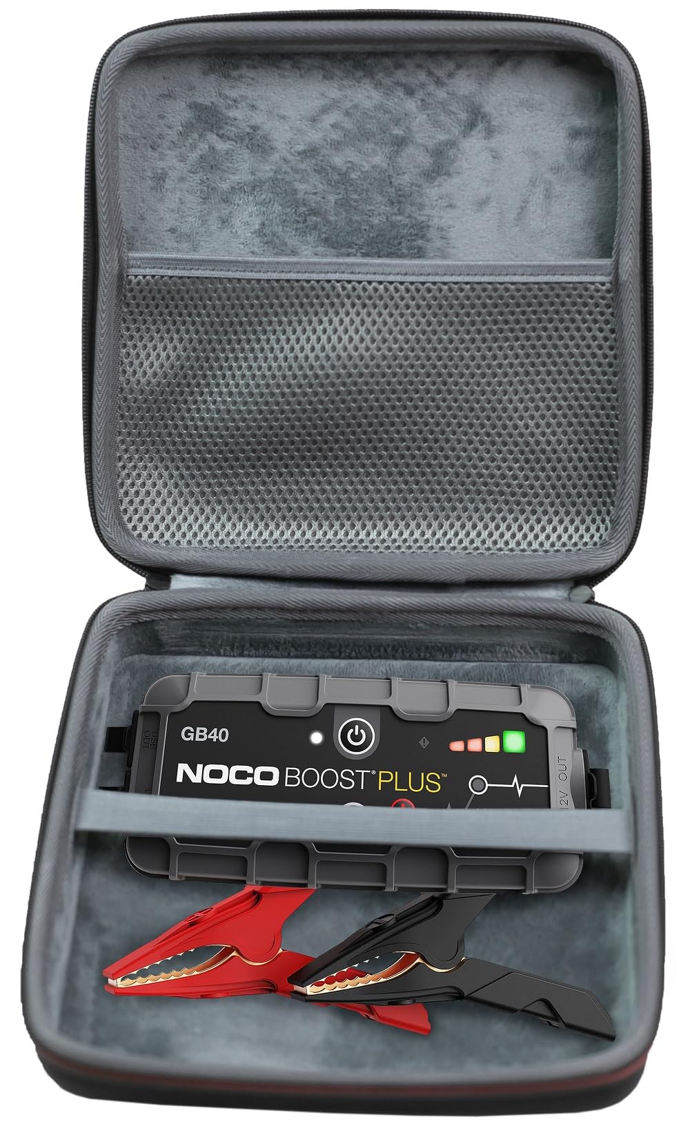 Hard Travel Protective Case Compatible with NOCO GB20 GB40 Car Battery Jump Starter Pack Jump Starter Storage Bag