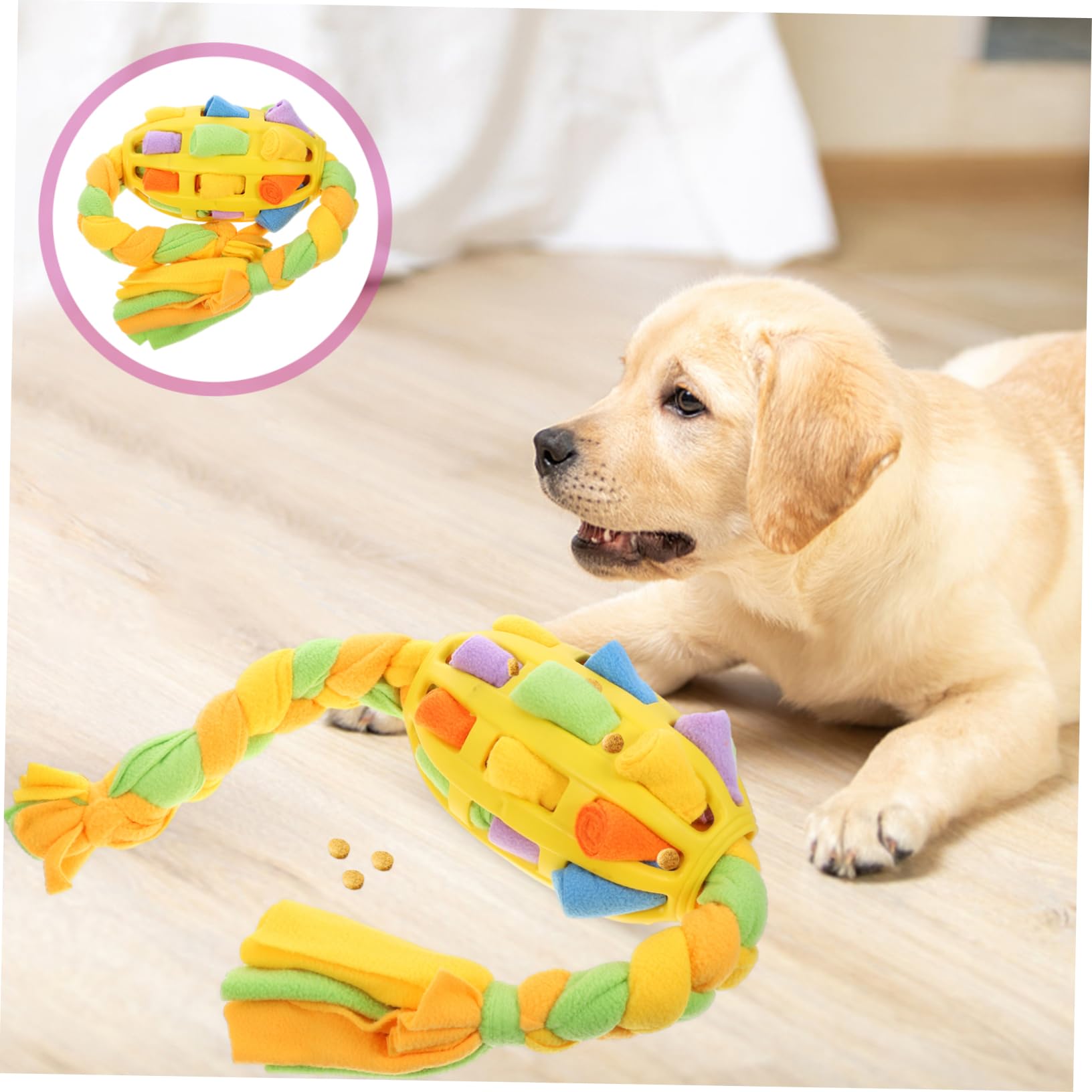 SUPVOX 3pezzi Palla Interattiva Per Cani e Cuccioli Dispenser Di Cibo e Snack Giocattolo Stimolante Per Cani Riduce La Noia e Promuove Abitudini Alimentari Sane