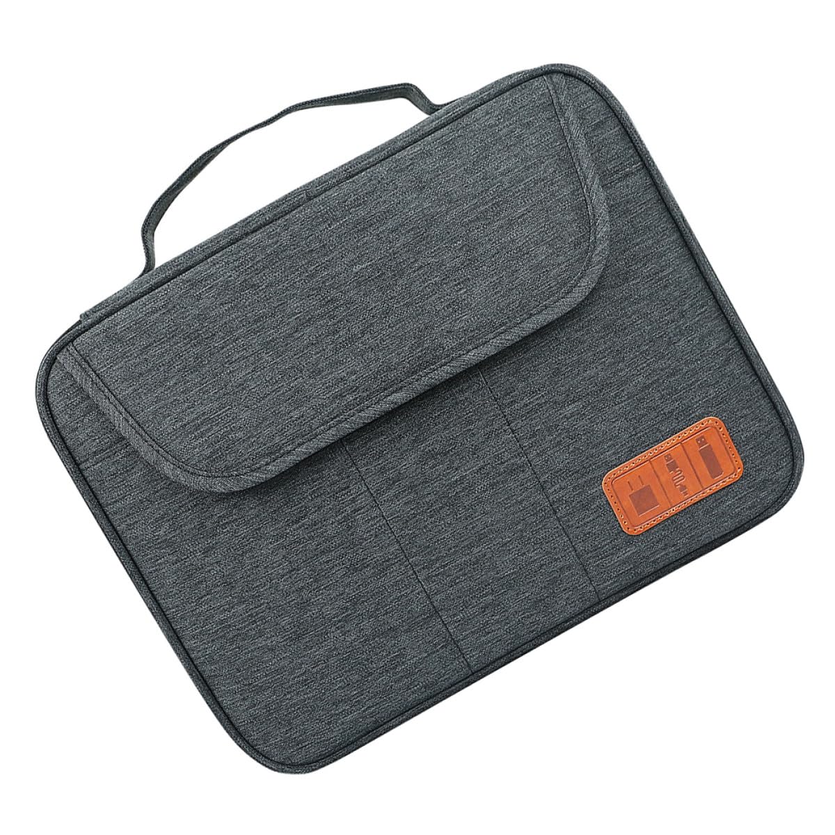 Bolsa de Almacenamiento Digital de Doble Capa Estuche Organizador Electrónico Mediano Negro Funda para Cables y Accesorios Adecuado para Viajes y Protección contra Polvo y