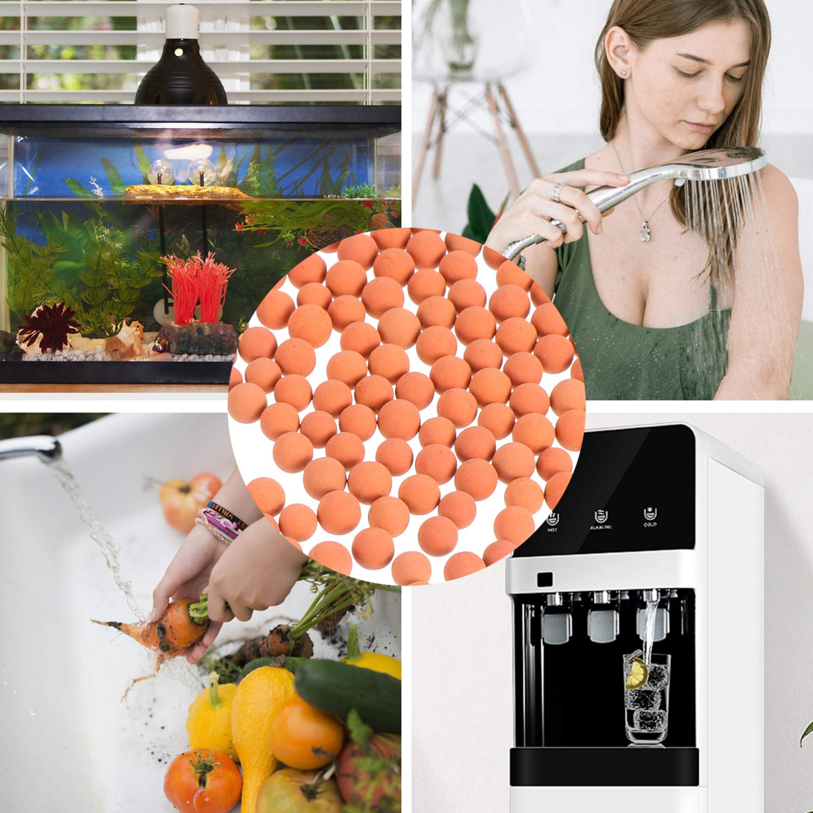 Thinp 150 G douchekop kralen vervanging anion minerale parel