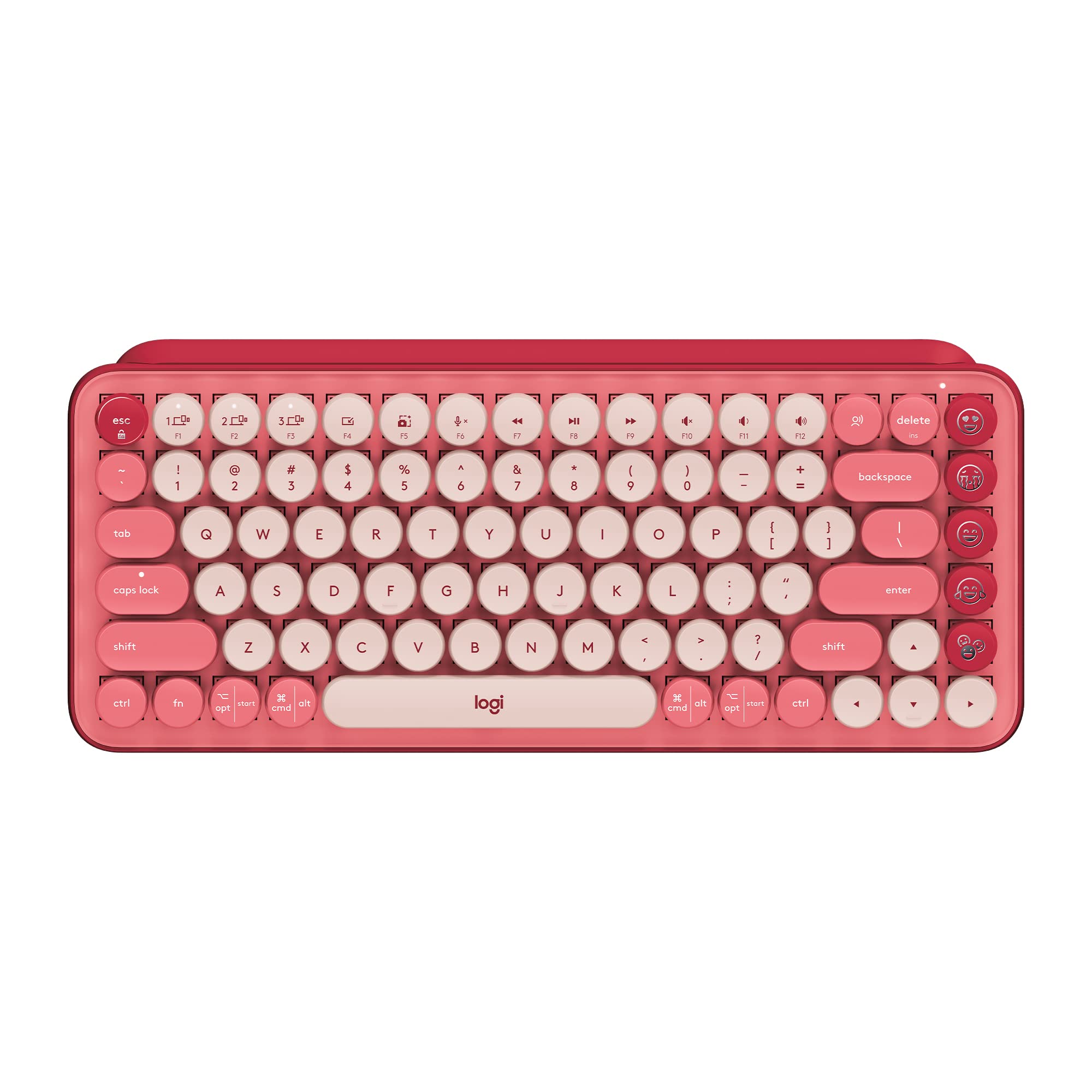 Logitech POP Keys Mechanical Wireless Keyboard With Customizable Emoji
