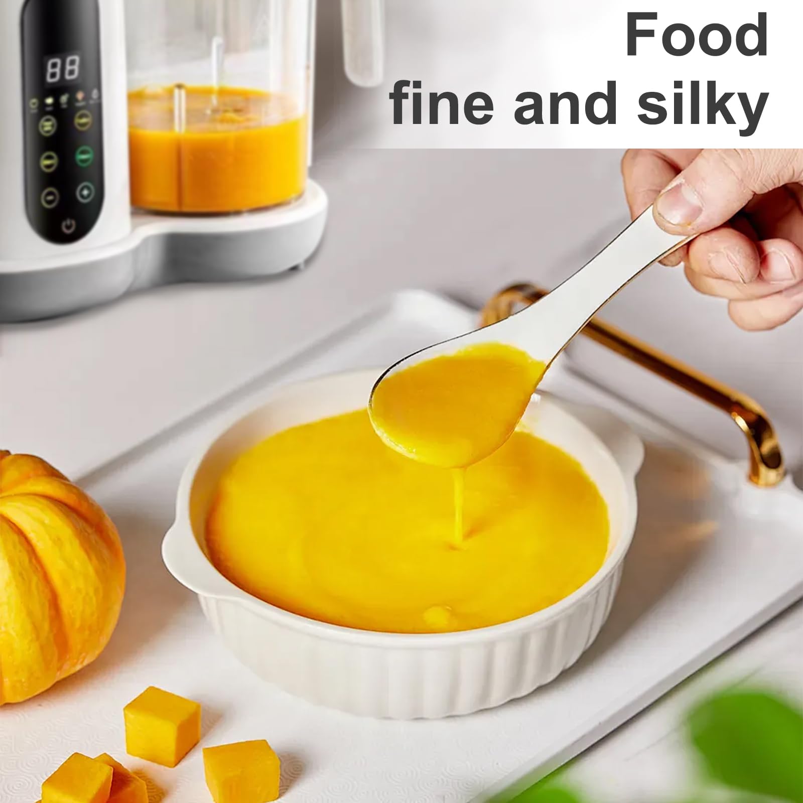 Robot Bébé 4 en 1 Mixeur-Cuiseur, Cuisson Vapeur, Diversification alimentaire Multifonctions, Robot Cuiseur Mixeur Bébé