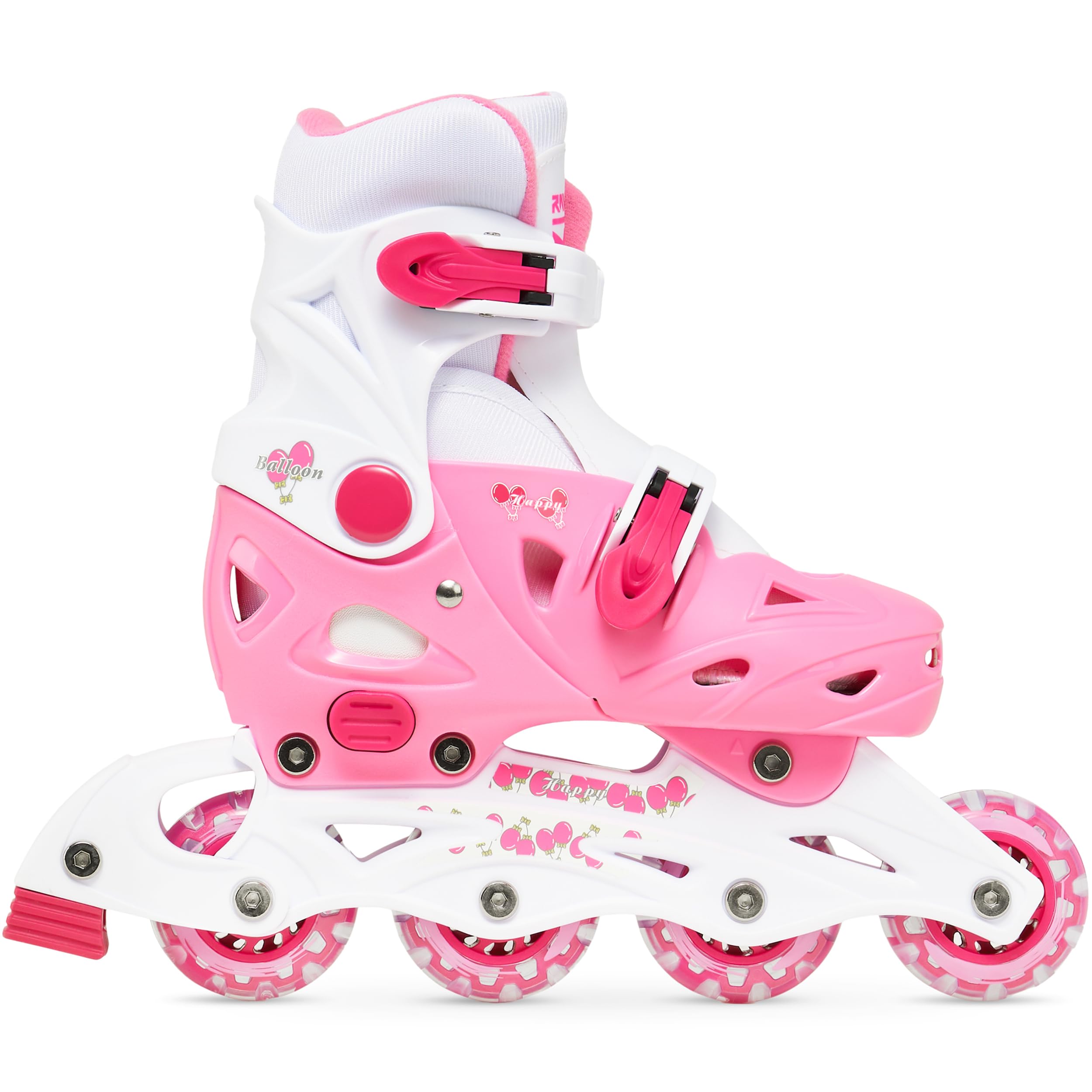 RAVEN 4in1 Inline Skates Triskates Rollschuhe Schlittschuhe Inliner für Kinder Mädchen Jungen verstellbar