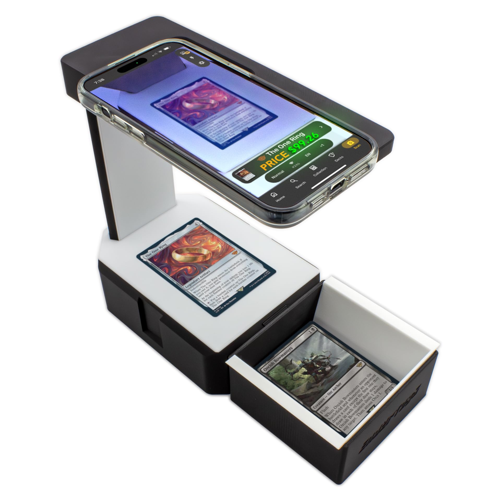 best app to scan mtg cards Amazon.com: Scan Station Starter Set - Card Scanner TCG Stand for Sleeved  and Unsleeved MTG Trading Cards - Catalog, Sort and Organize Your Bulk by  Price or Rarity