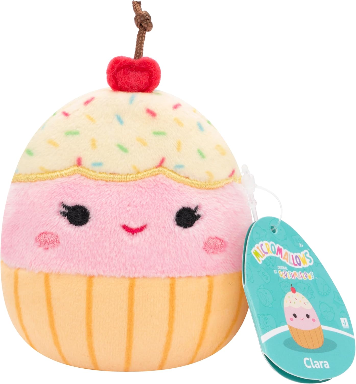 Micromallows Squishmallows Original 4-Pack – Clara Cupcake, Fifi Fox, Henry Turtle, Melly Milk Carton
