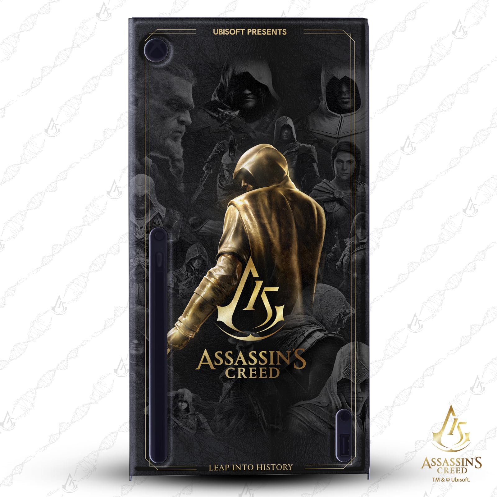 Head Case Designs Sous Licence Officielle Assassin's Creed Art Clé Graphiques Du 15e Anniversaire Enveloppement De Console De Jeu Et Skins Pour Manette De Jeu Ensemble compatible avec Xbox Series X