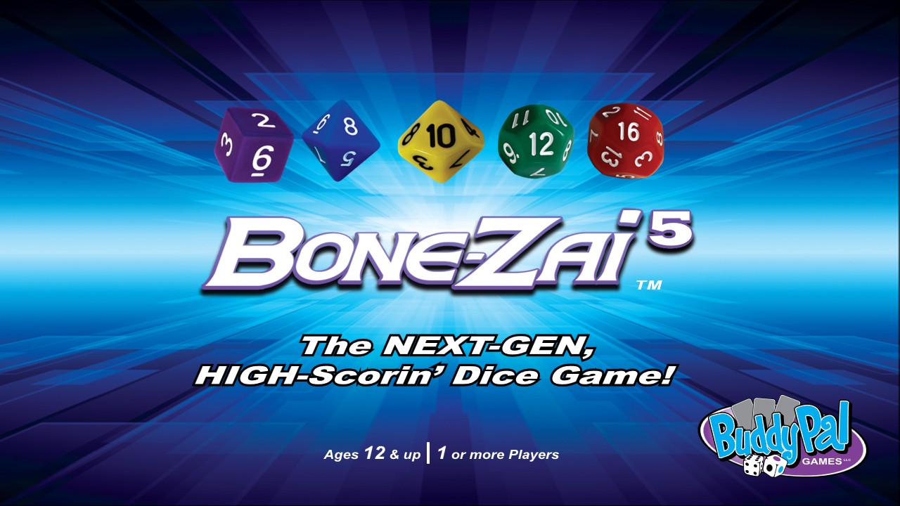 Amazon.com: Buddypalgames Bone-Zai5 High-Scoring Family Dice Game