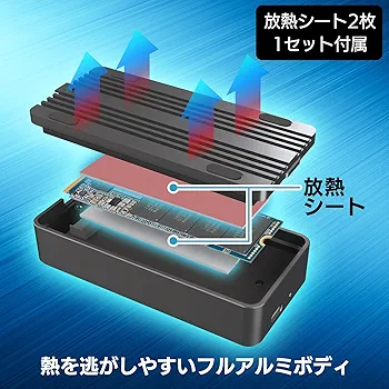 ロジテック USB4 SSD 外付け 1TB USB 40Gbps lmd-pbt010u4cbk.jpg