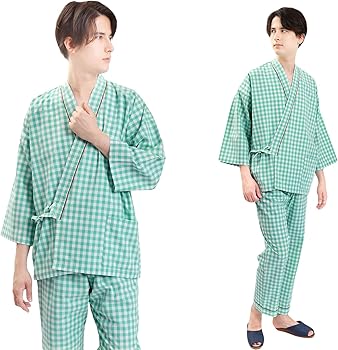 Amazon.co.jp: [Fuuka] 患者着 上下セット 男女兼用 患者服 患者