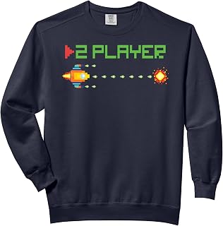 Gamer Video Game Player 2 Halloween Couple Matching Costume Comfort Colors Adult Sweatshirt