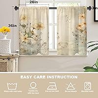 Vista 464 de Cenefas de cocina modernas con patrón de cobre marrón dorado para ventanas, cenefas opacas abstractas de marcas de arañazos y cortinas opacas