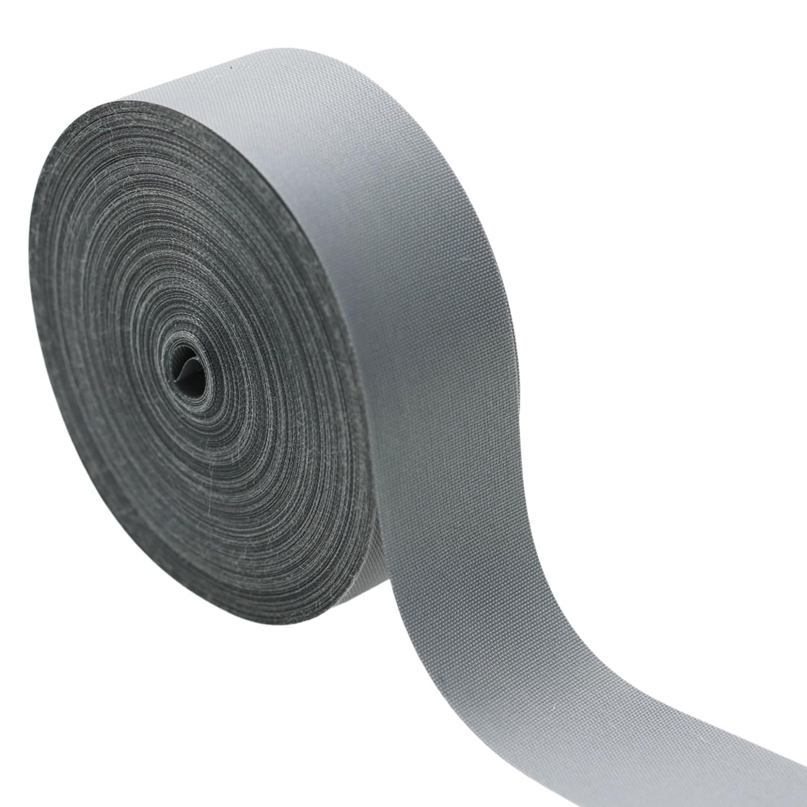 Yalulu 20 Meters Safety Reflective Fabric Tape, 10-50mm Silver Highlight Reflective Ribbon Edging Braid Trim for Sew On Clothes, Hats and Handbags (25mm Wide)