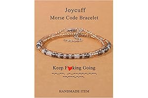 Inspirational Keep Funking Going Bracelet for Women