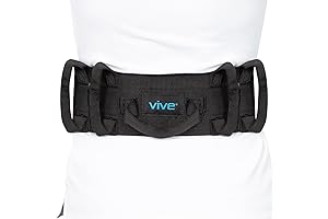 Vive Gait Belt (300lbs) Transfer Belt with Handles for Geriatric Health
