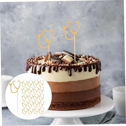 Miniatura 4 de Amosfun 24 piezas de adornos para cupcakes para enfermeras para la escuela, graduación, médica, enfermera, temática de fiesta de cumpleaños,