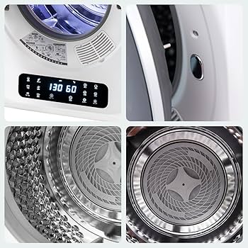 Amazon | Simpolu 衣類乾燥機 小型 3kg タッチパネル操作 除湿