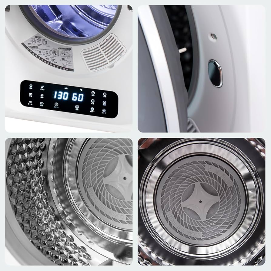 美品　衣類乾燥機 小型 3kg タッチパネル操作 除湿 壁掛け 新色登場☆衣類乾燥機 小型 3kg タッチパネル操作工事不要 除湿