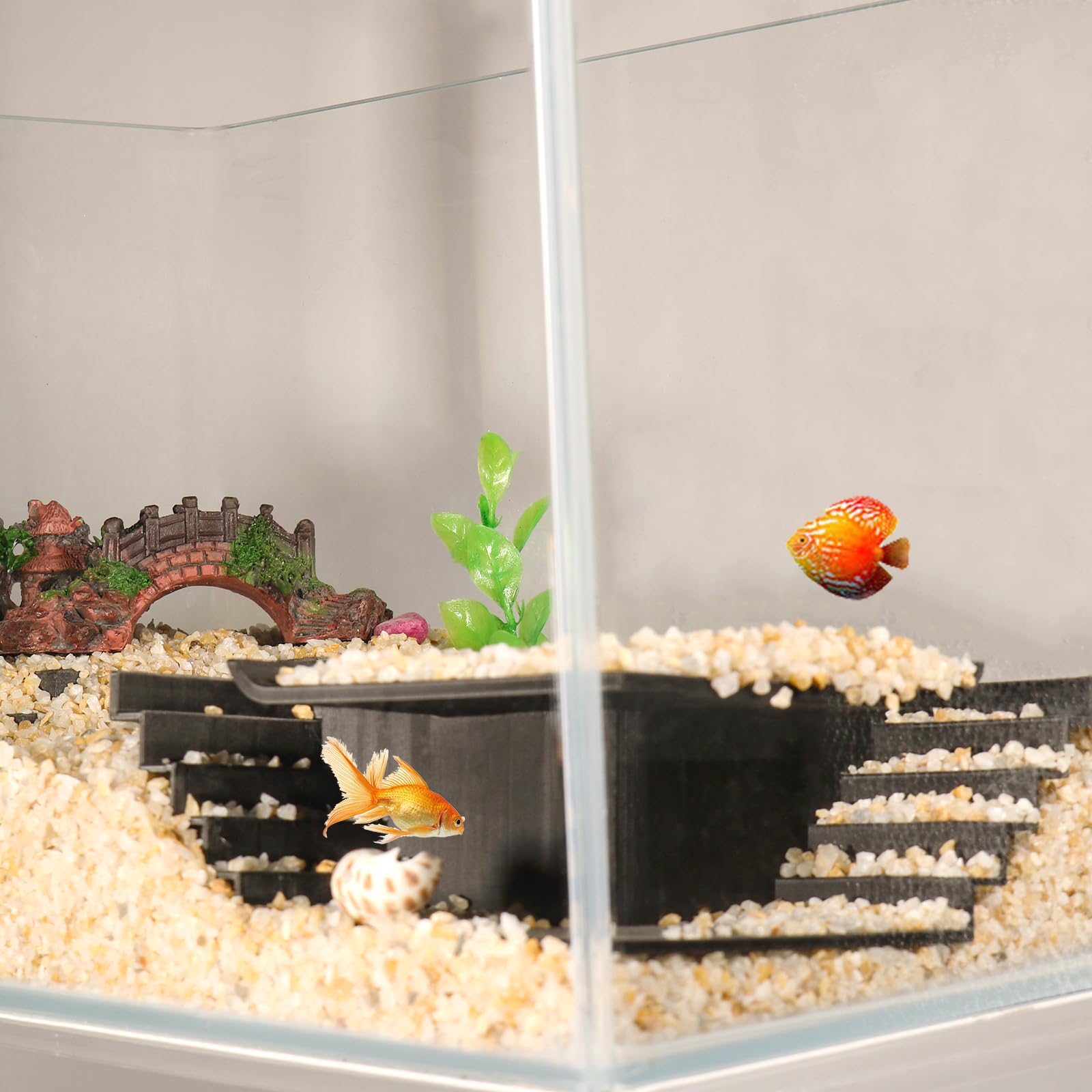 Amazon | Toileum 水槽用魚の隠れ家 エビの隠れ家 水槽トンネル 魚の