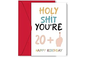 21st Birthday Card "20+1"