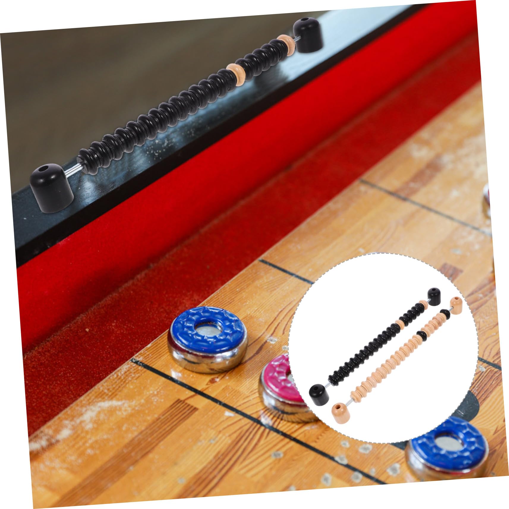 Artibetter Holz Punktezähler Satz und 1, Shuffleboard Tischfußball