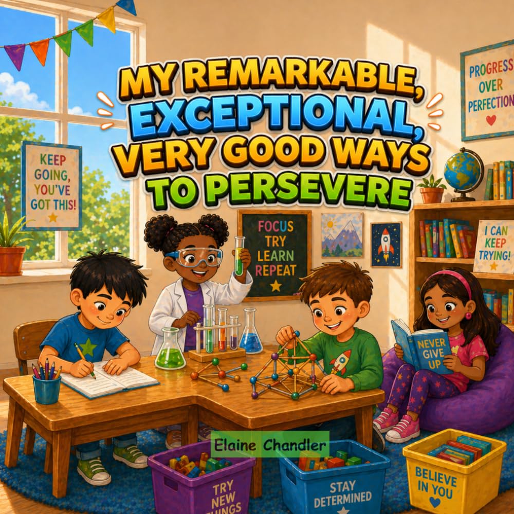 My Remarkable, Exceptional, Very Good Ways to Persevere: Teaching a Growth Mindset with the Power of Yet and the Joy of Trying Again