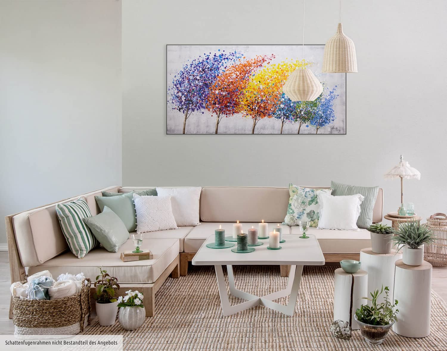 KunstLoft Acrylgemälde 'Wind of Change' 140x70cm