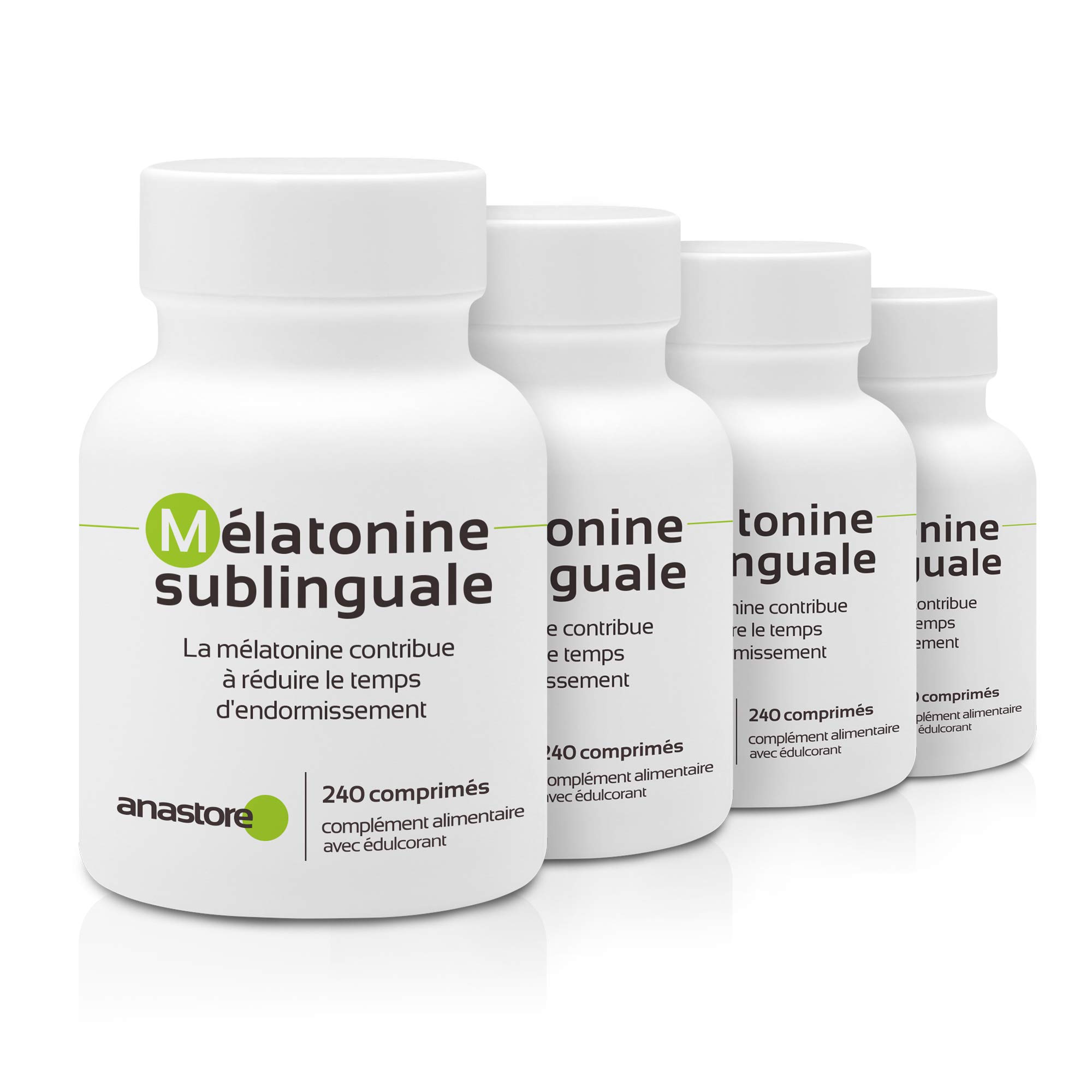 Mélatonine Sublinguale (Arôme cerise) * 1,8 mg (pour 2 comprimés) = 480 doses journalière * Pureté garantie supérieure à 99% * Sommeil * Régulateur de l’horloge biologique