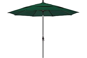 California Patio Umbrella 11ft Round Canopy Sunbrella Patio Umbrellas Clearance