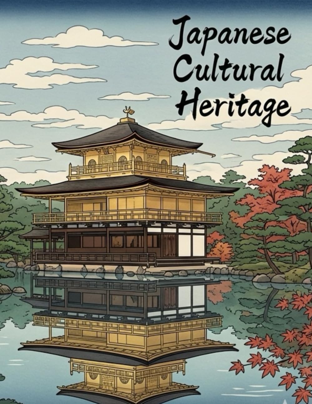 Japanese Cultural Heritage: A Sophisticated Adult Coloring Book Inspired by Traditional Japanese History and Art