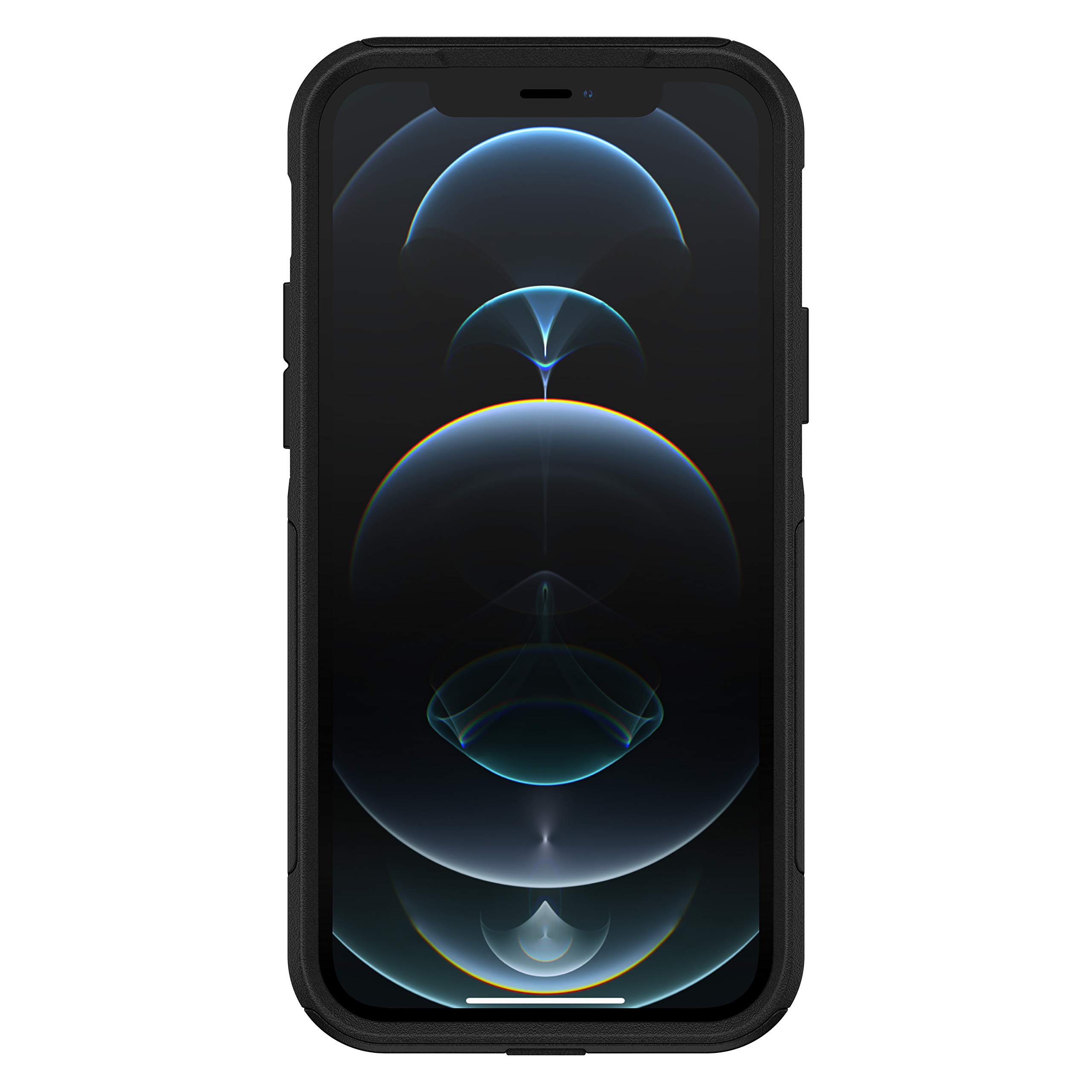 Otterbox Cover per iPhone 12 / iPhone 12 Pro Commuter, resistente a shock e cadute, testata 3x vs le norme anti caduta MIL-STD 810G, protezione antimicrobica, Nero, Versione No Pack Retail