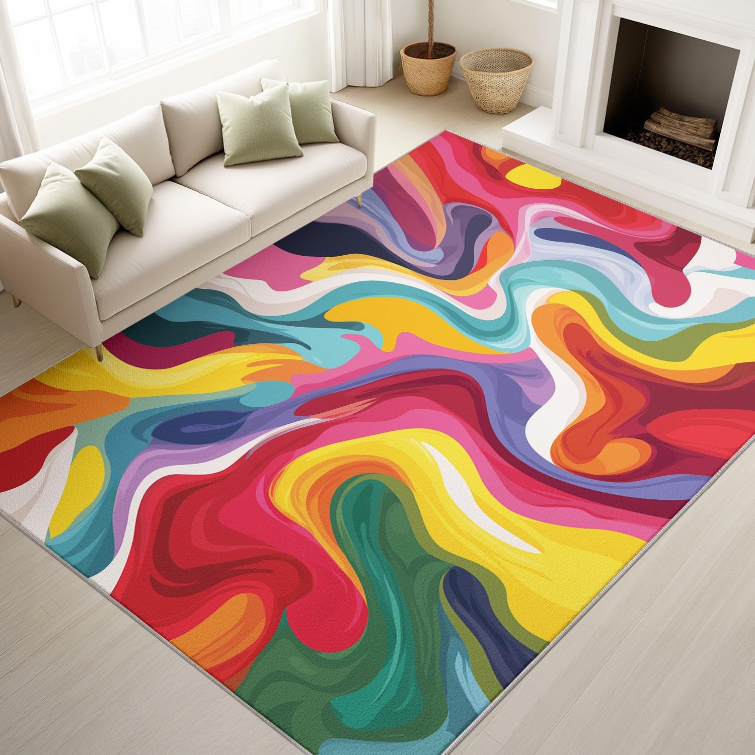 Tapis lavable machine salon antidérapant pour un entretien facile et doux