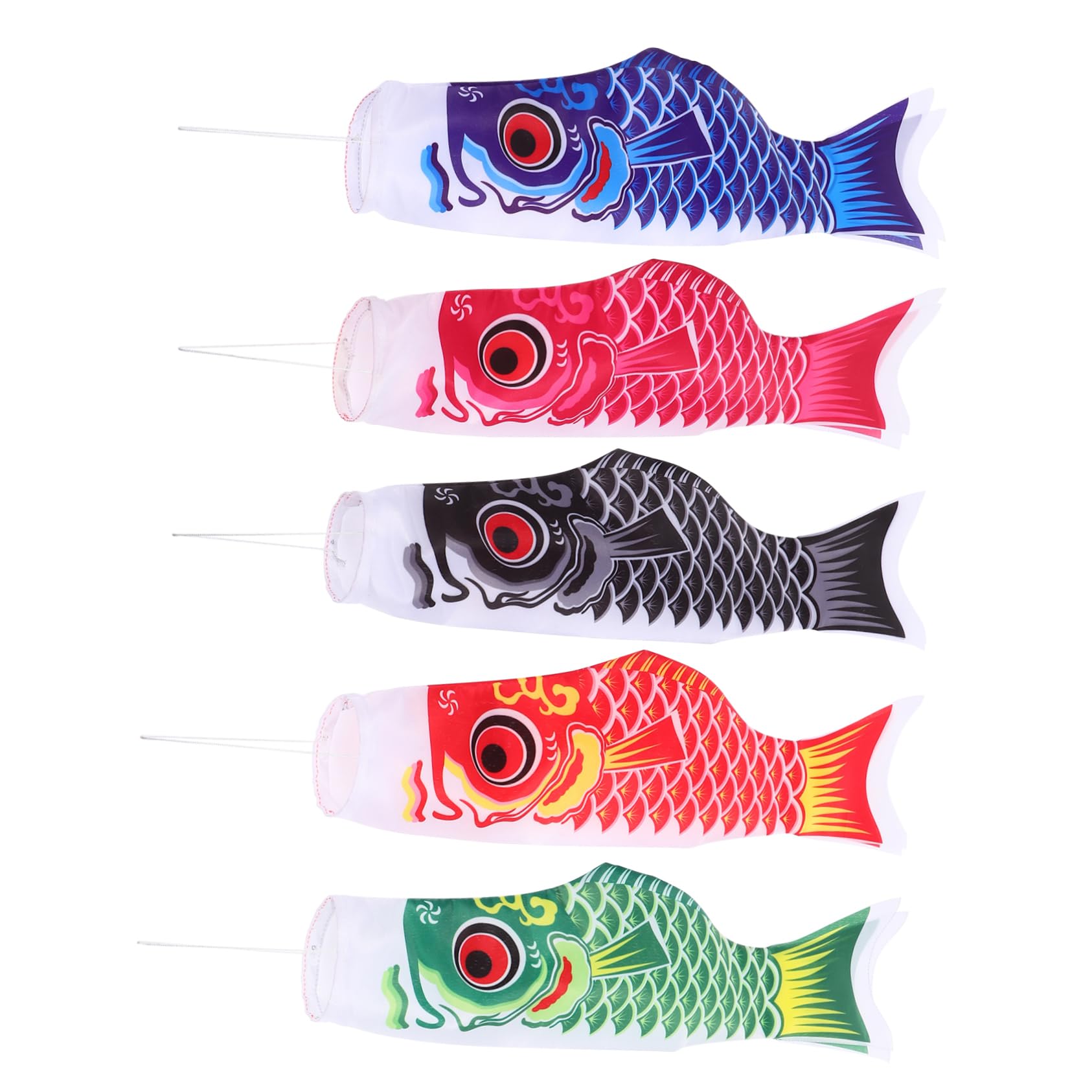 Drapeau poisson manche à air pour égayer un espace extérieur monochrome ou un balcon vide