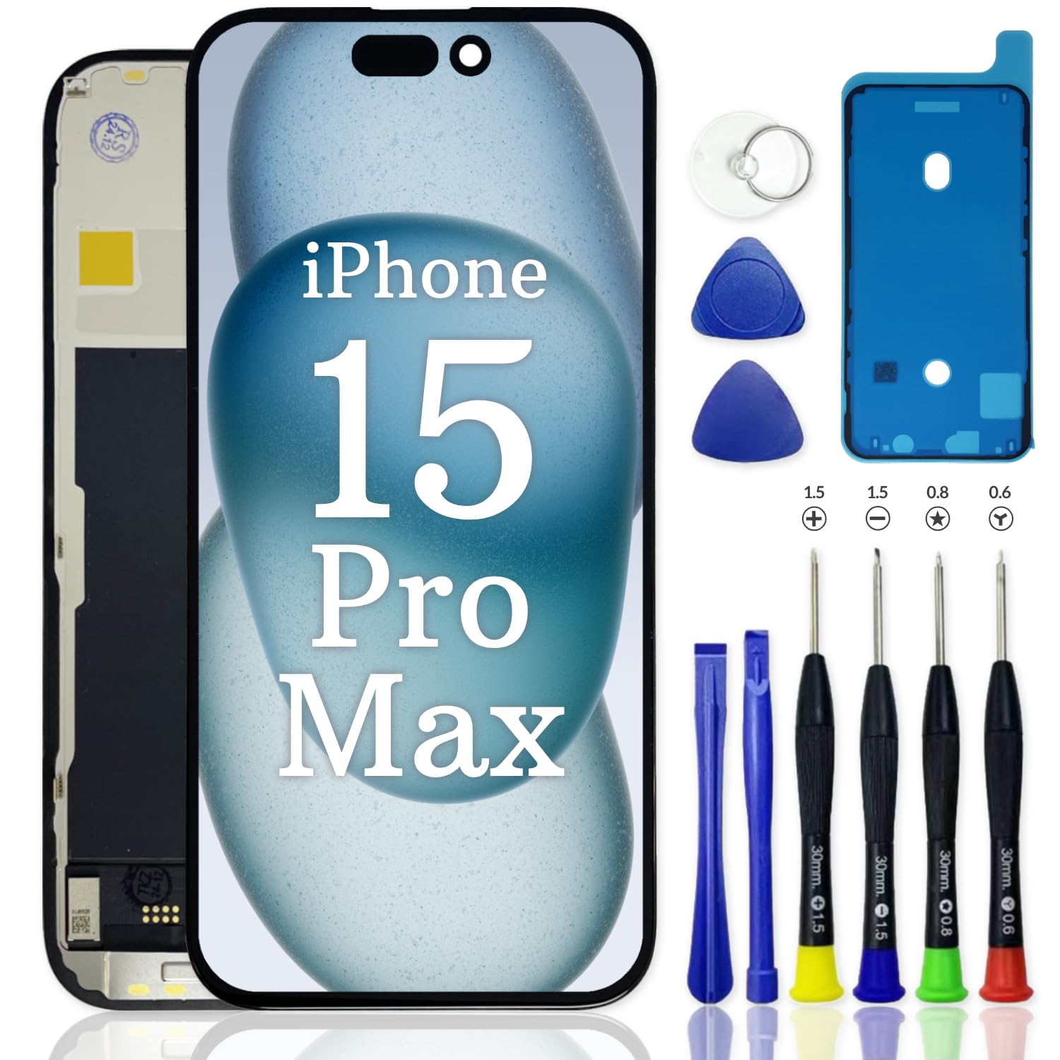Amazon.co.jp: iPhone 15 Pro Max 液晶パネル LCD 画面交換