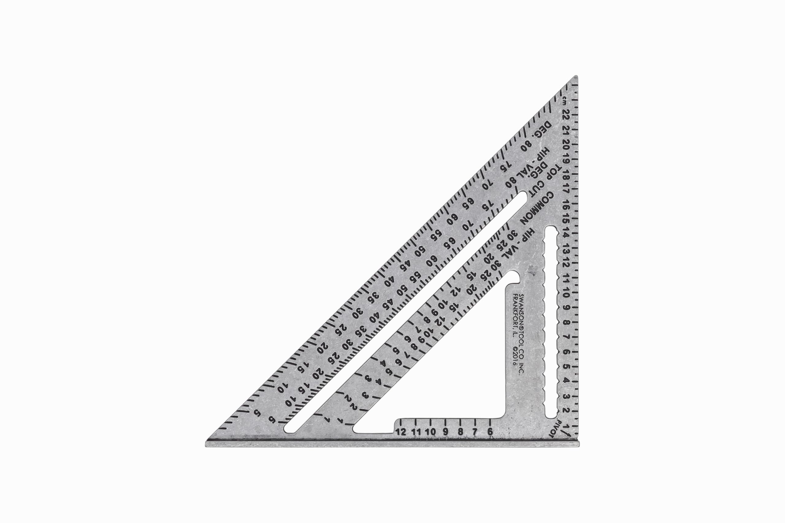 Swanson EU202 METRIC SPEED SQUARE, Grau, 25 cm