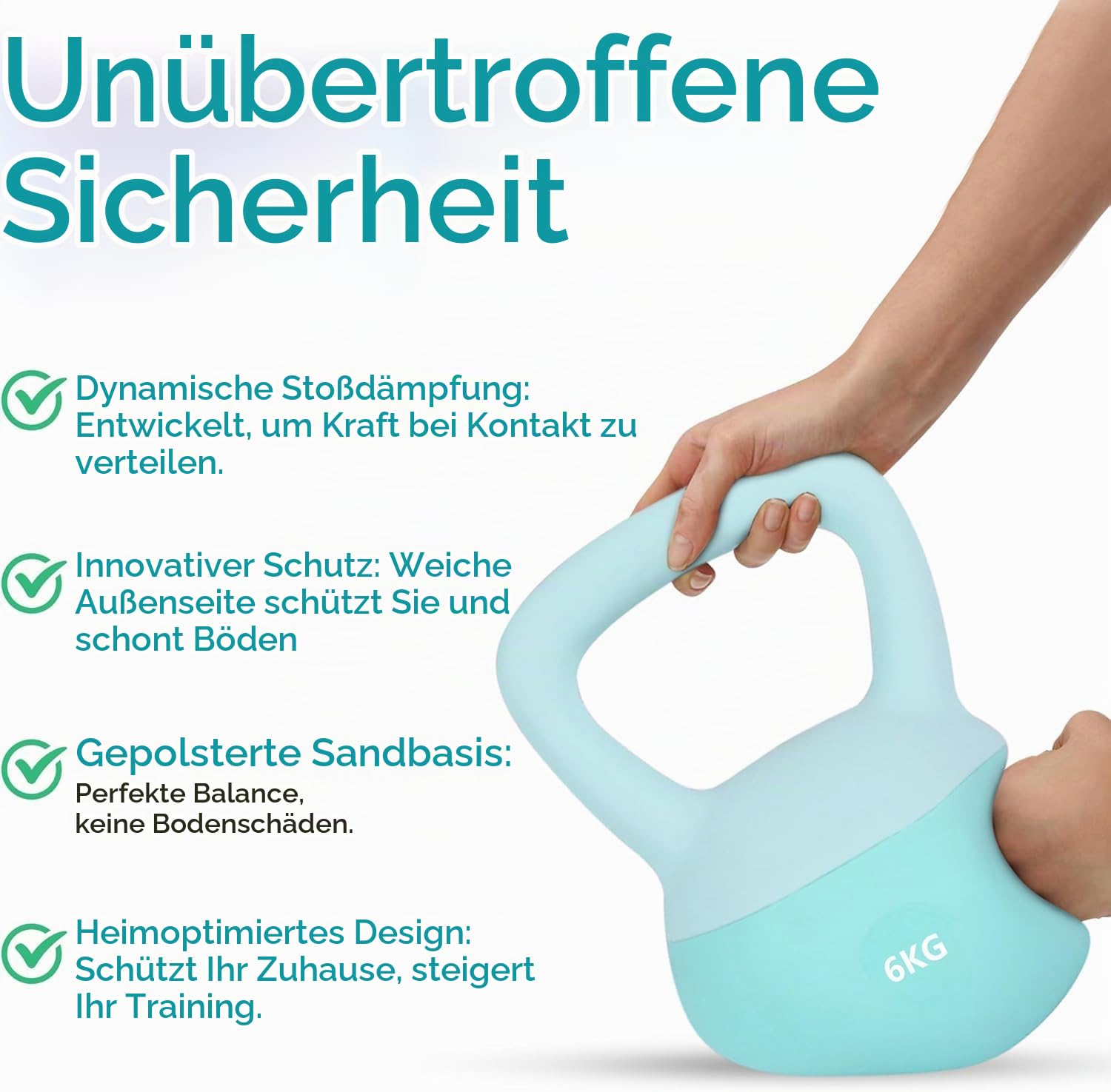 Leikefitness Weiches Kugelhantel-Set – rutschfeste Kugelhanteln für das Training zu Hause – Stärke und Sicherheit garantiert
