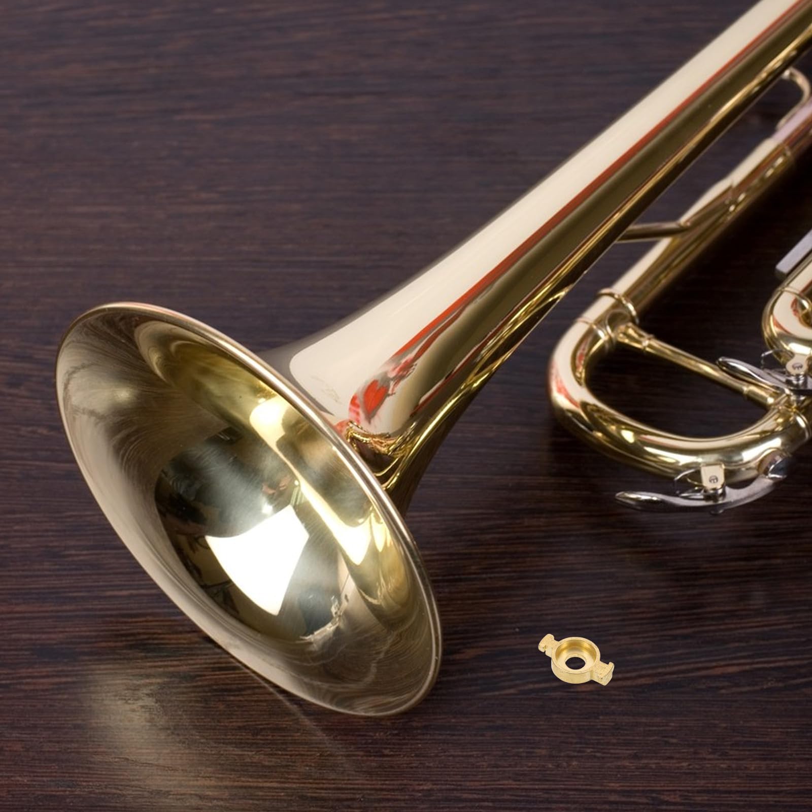 ERINGOGO Guide de piston de trompette compatible avec Yamaha : Plaques de réparation pour trompettes - Pièces de rechange pour instruments en laiton